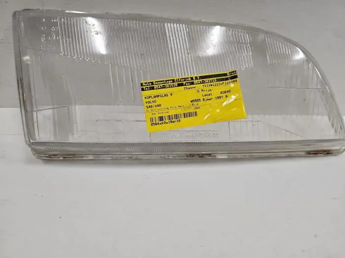 Headlight lens, right Volvo V40